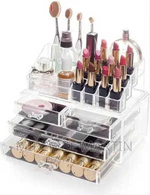 Acrylic Cosmetics Makeup Organizer Storage Box