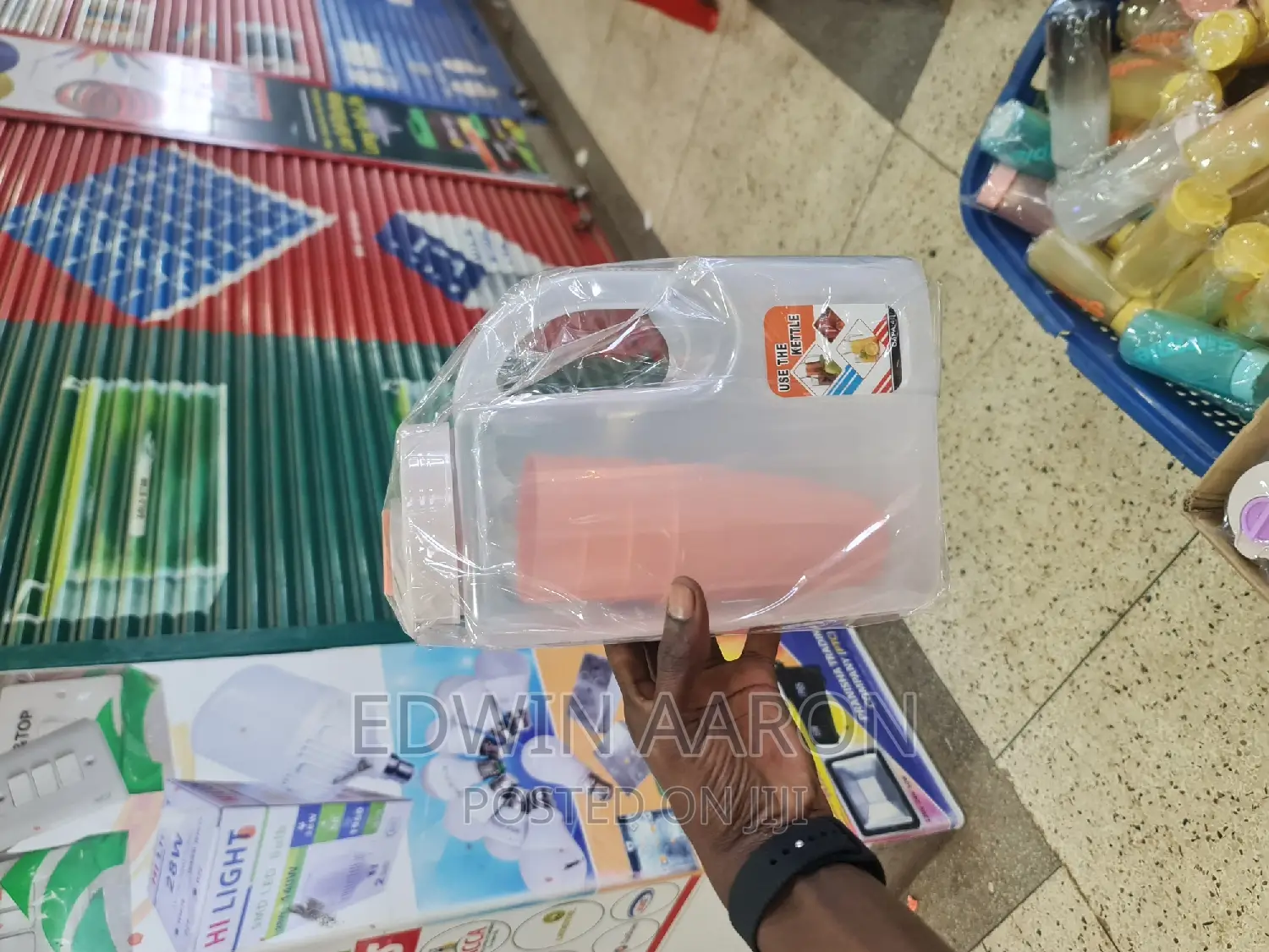 Plastic Fridge Bottel 4L With 4 Plastic Glasses