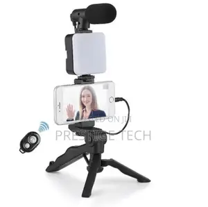 Video Making Kit / Vloggers Kit With Microphone Fill Light