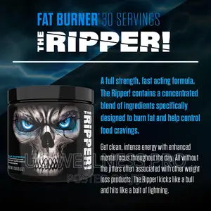 JNX SPORTS the Ripper! Fat Burner Blue Raspberry 30 Serving