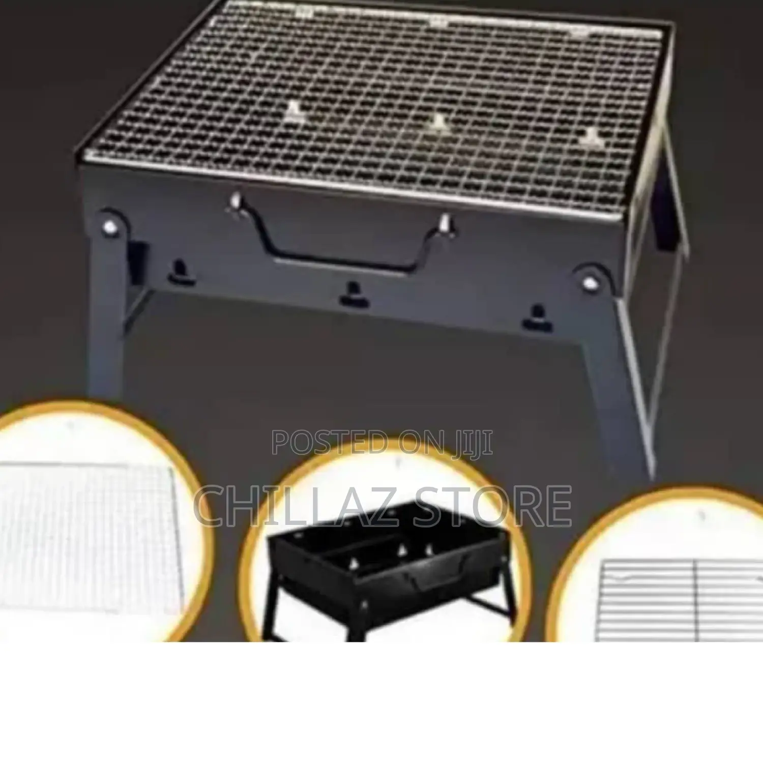 Foldable Outdoor BBQ Grill.