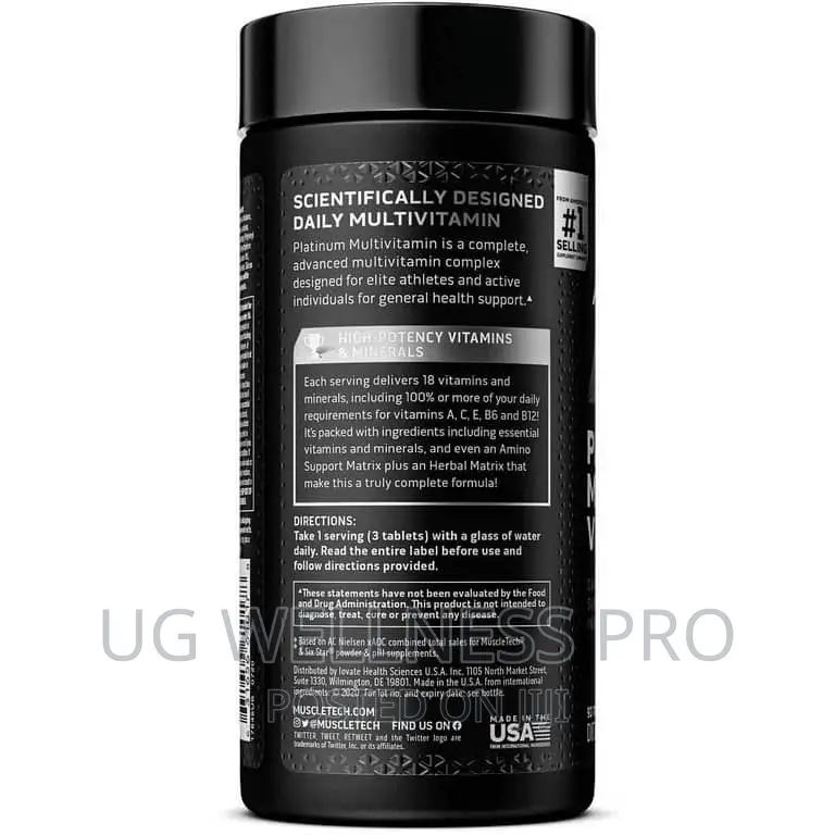 Muscletech Essential Series Platinum Multi Vitamin, 90 Ct