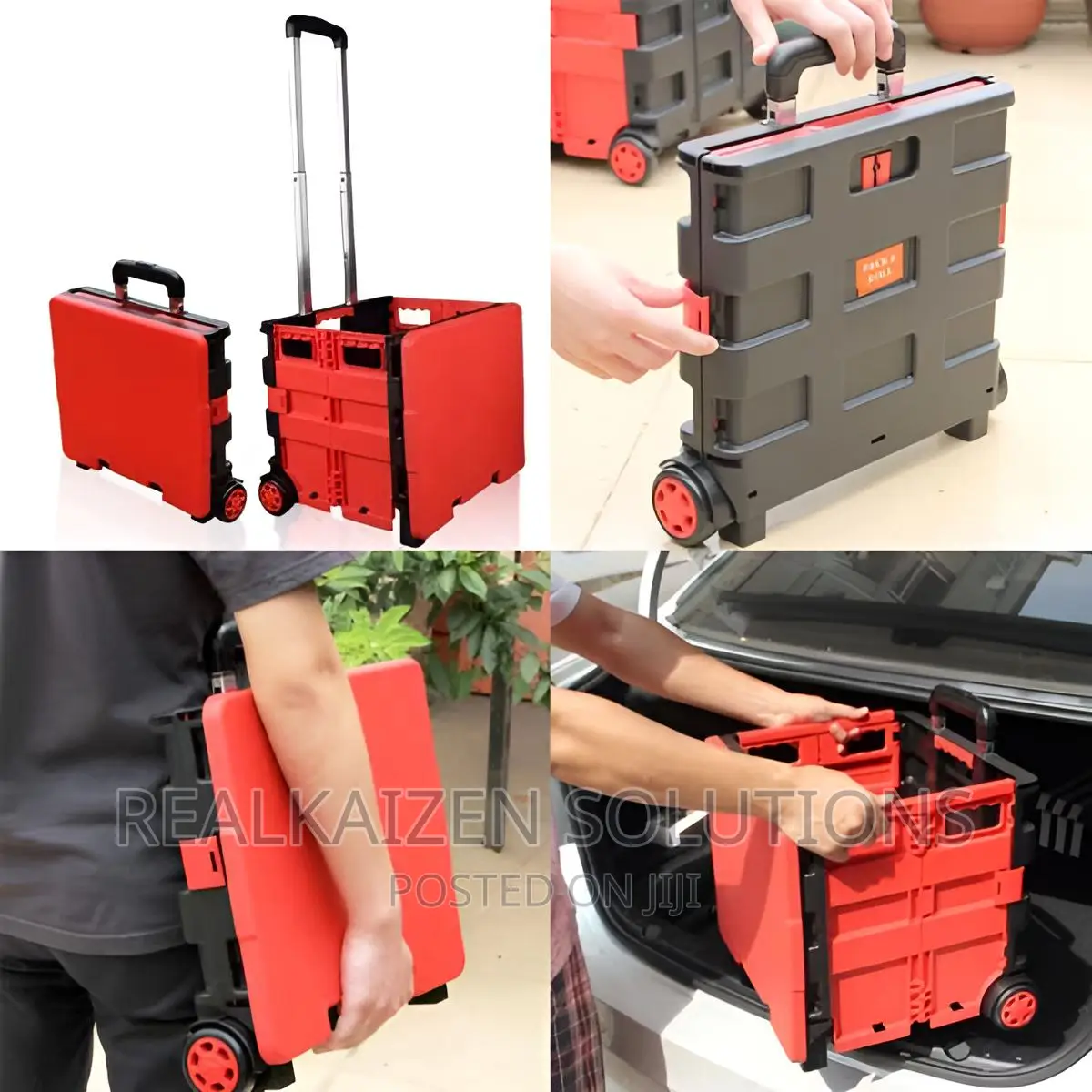 MYCHOICE Foldable Shopping Utility Cart Trolley
