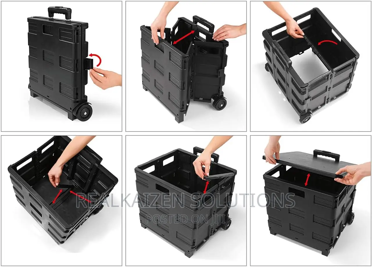 MYCHOICE Foldable Shopping Utility Cart Trolley
