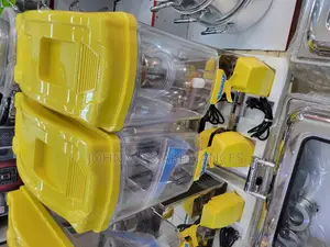 Yellow Double Electric Juice Dispenser