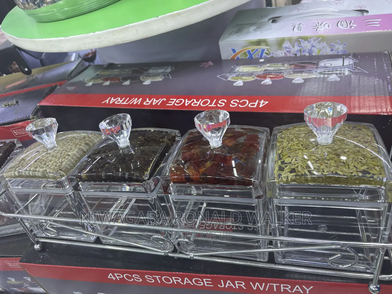 4pc Set of Storage Jar Witray