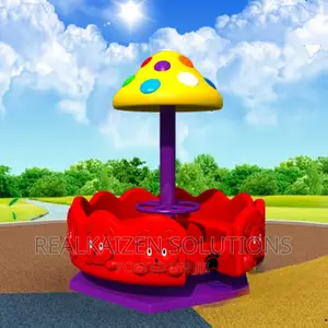 Colourful Steady Merry-Go-Round Children Kid Play Equipment