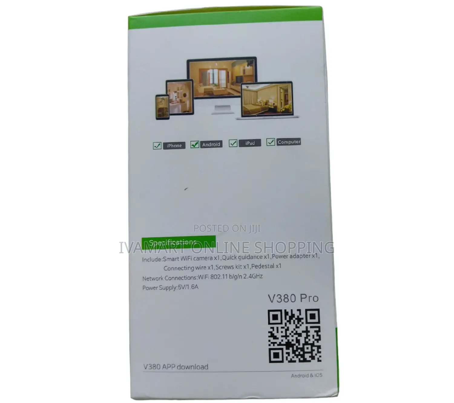Smart Wi-fi Camera - Dual Lens Day / Night Vision.