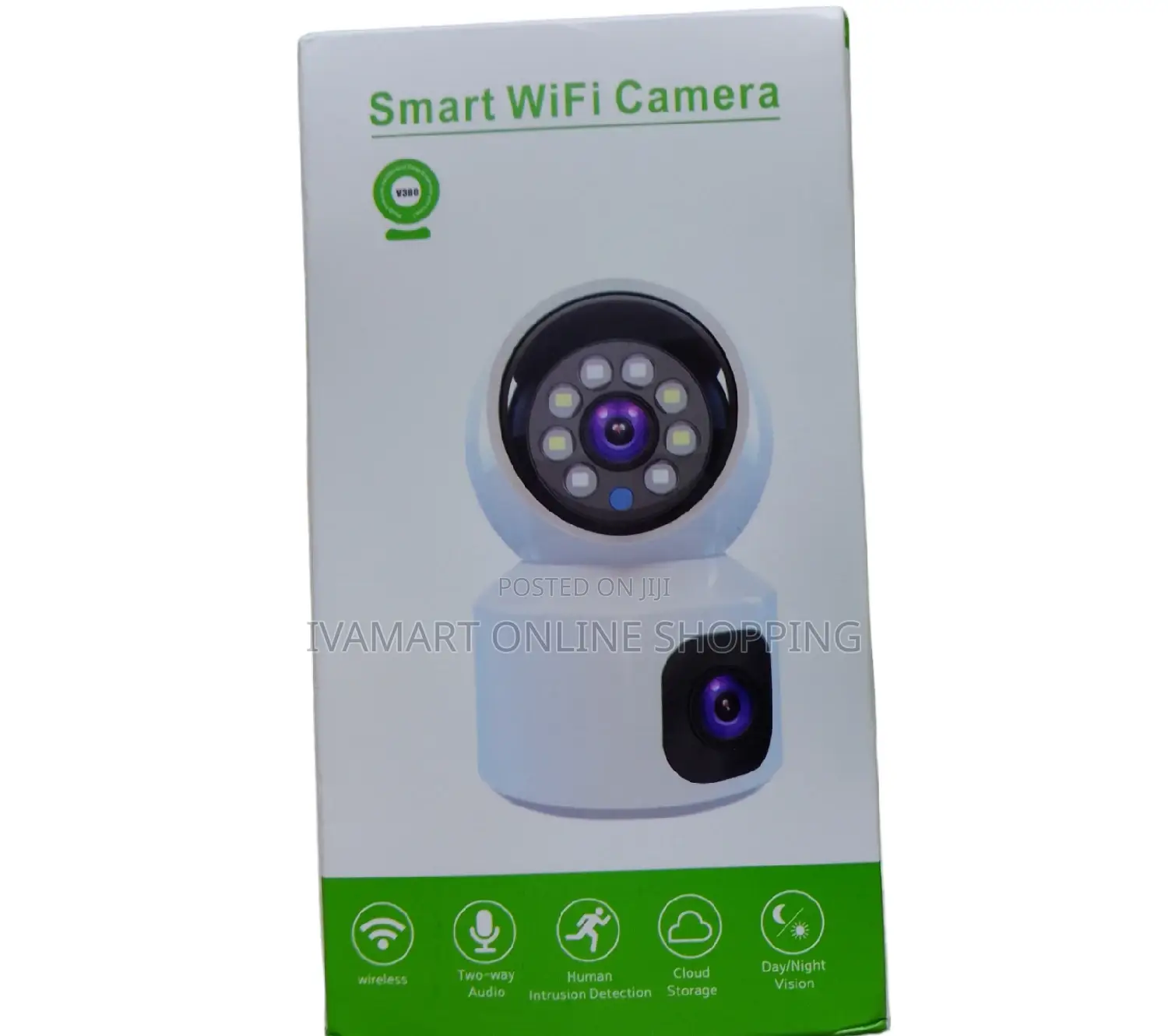 Smart Wi-fi Camera - Dual Lens Day / Night Vision.