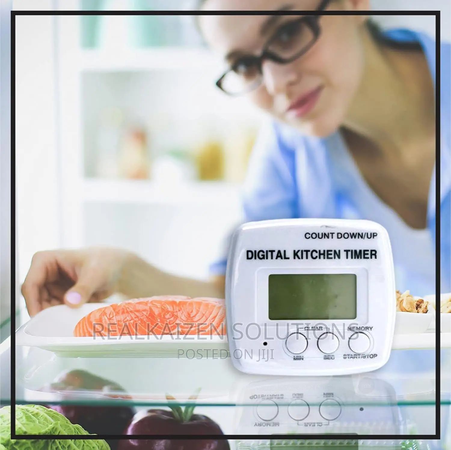 Magnet Digital Kitchen Timer With Count Down and Up Buttons