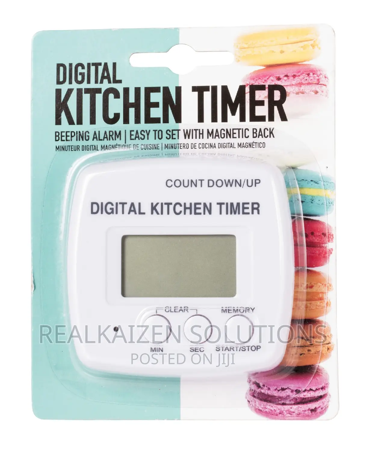 Magnet Digital Kitchen Timer With Count Down and Up Buttons
