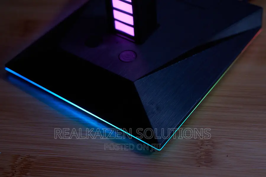 RGB Headset Stand Support Pole Lamp With Music Rhythm Effect