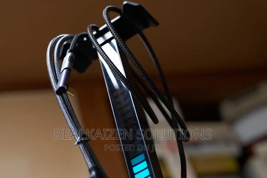 RGB Headset Stand Support Pole Lamp With Music Rhythm Effect