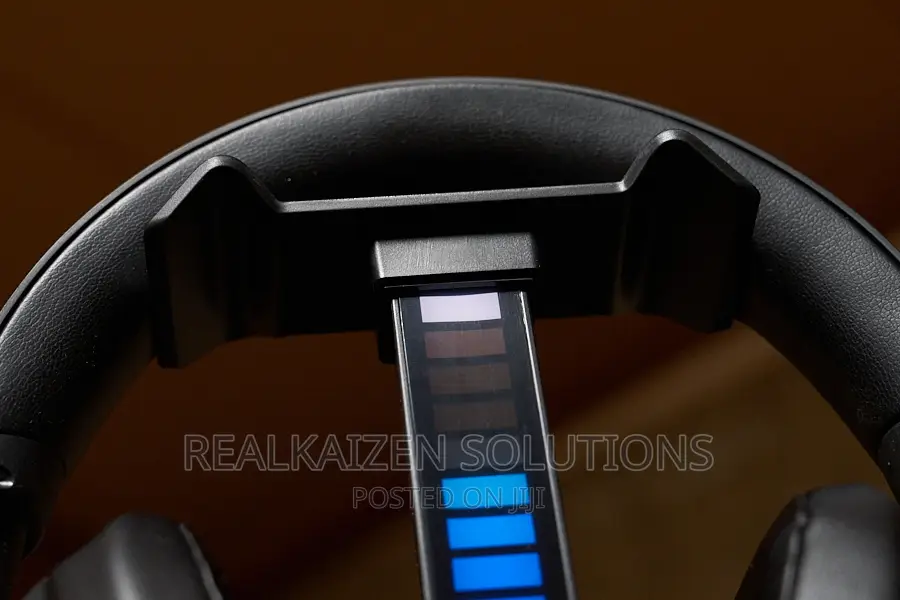 RGB Headset Stand Support Pole Lamp With Music Rhythm Effect