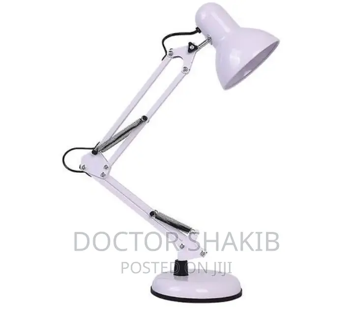 Metallic Table Reading Lamp