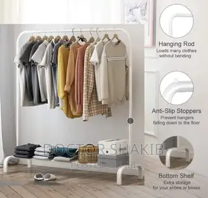 Ciara Floor Free Standing Clothes Rack