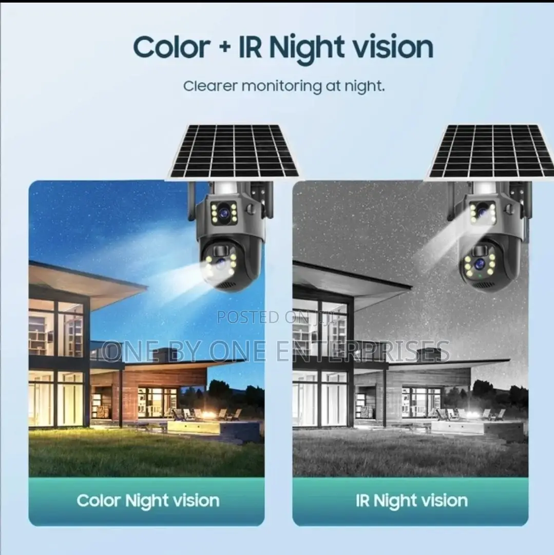 V380 Pro CCTV Outdoor WIFI Solar Camera