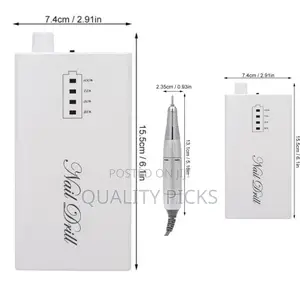 Portable Rechargeable Nail Drill
