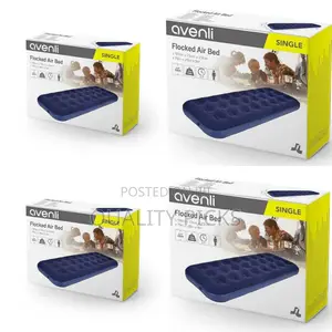 Flocked Air Bed With Free Pump