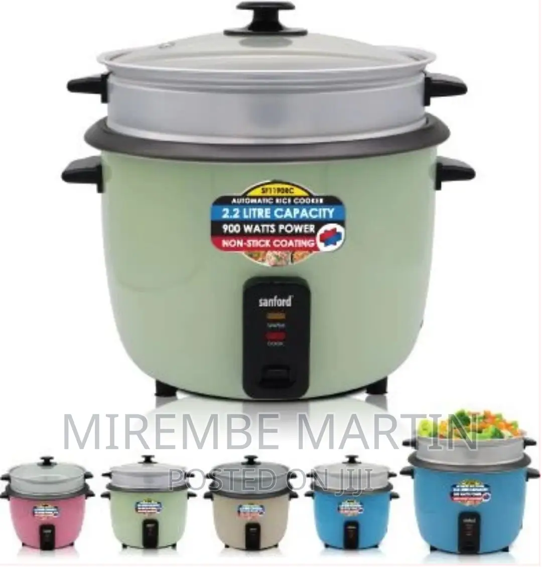 Sanford 1.5 Litre Rice Cooker Steamer Pot