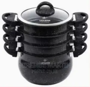 Granite Coated Stockpot Couscoussier Steamer Saucepans