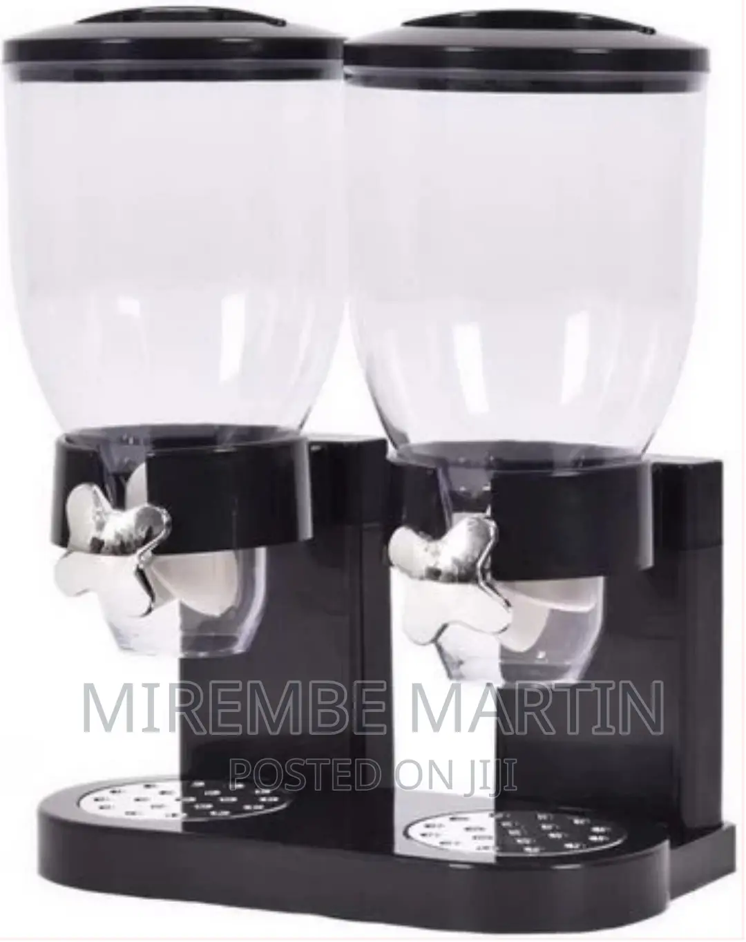 Double Kitchen Food Cereal Dispenser Storage, Organizer
