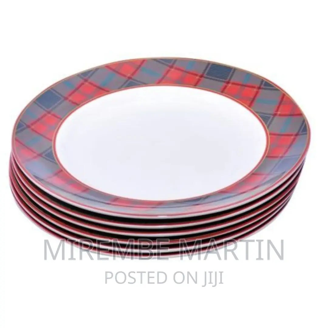 Checked Dinner Plates,
