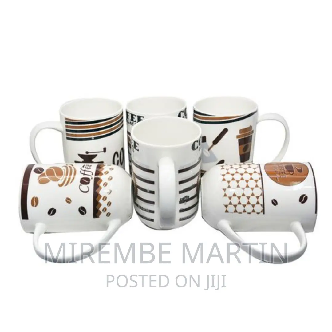 Pieces Set of Multi Design Coffee Tea Cups/Mugs –
