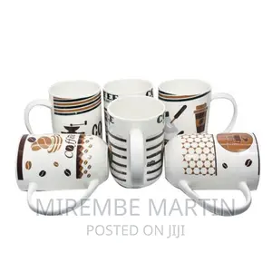Pieces Set of Multi Design Coffee Tea Cups/Mugs –