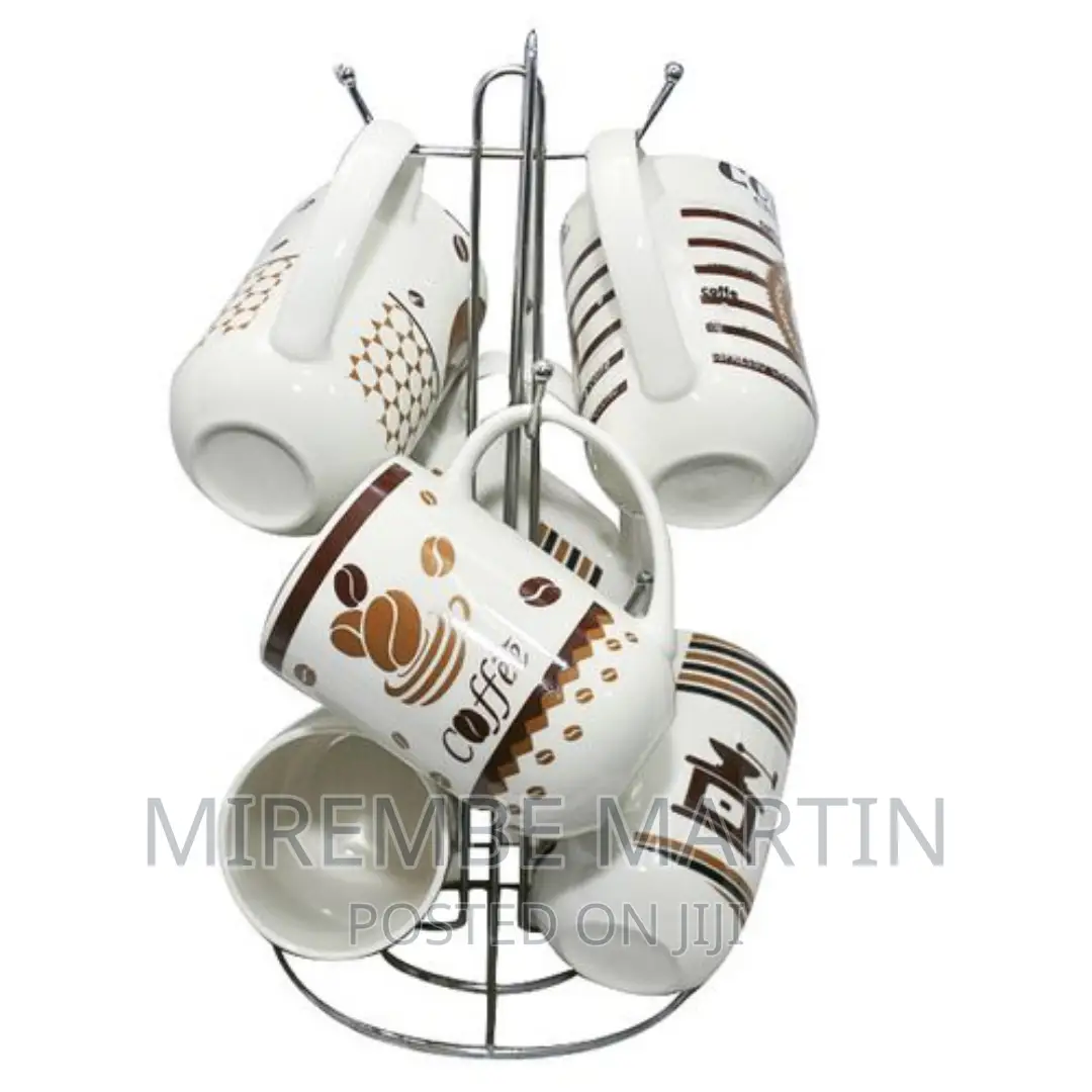 Pieces Set of Multi Design Coffee Tea Cups/Mugs –