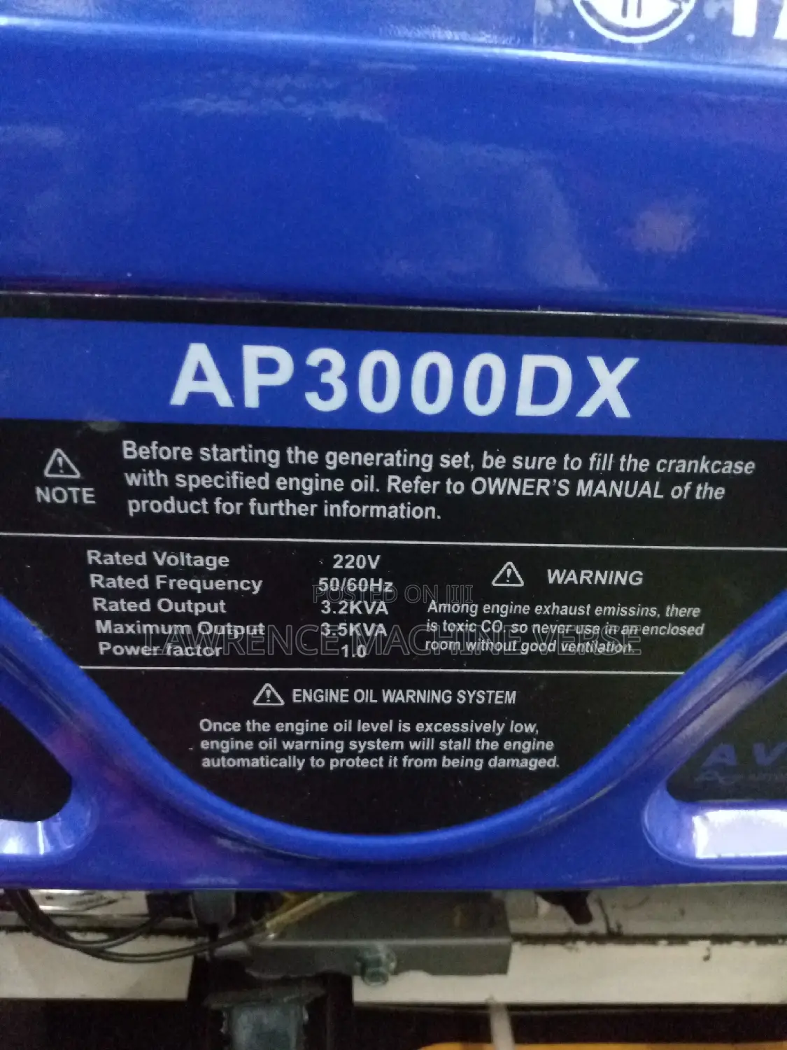 Yamaha Generator 3.5KV
