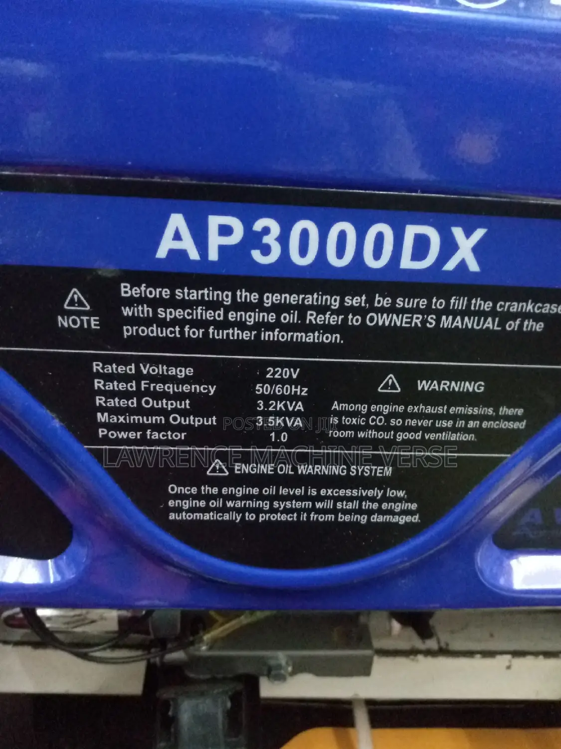 Yamaha Generator 3.5KV