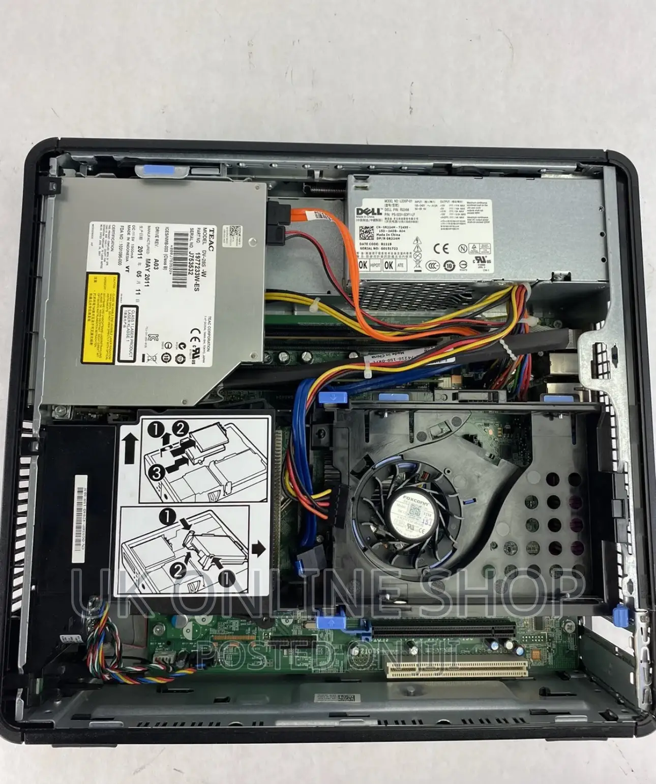 Desktop Computer Dell OptiPlex 780 2GB Intel Pentium HDD 256GB