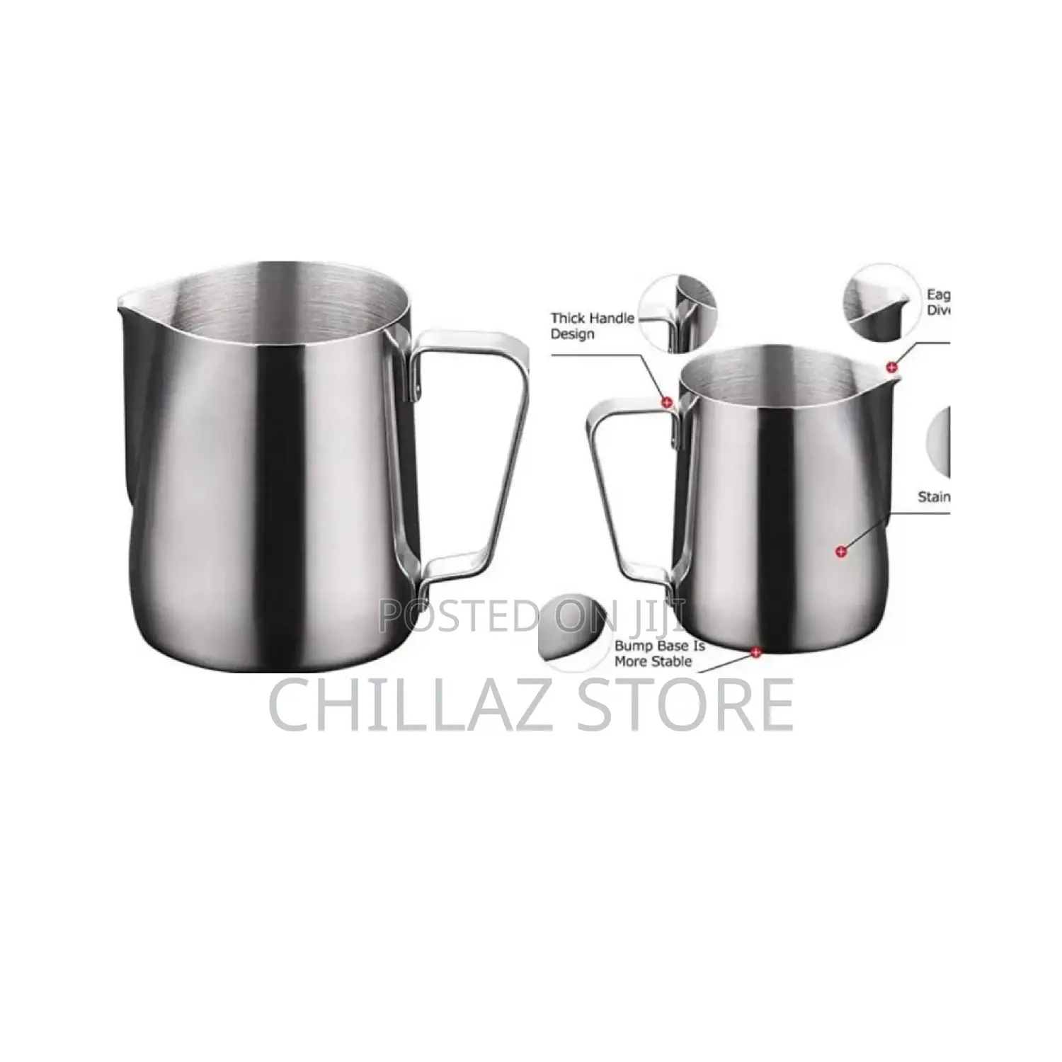 Stainless Steel Milk Jug.