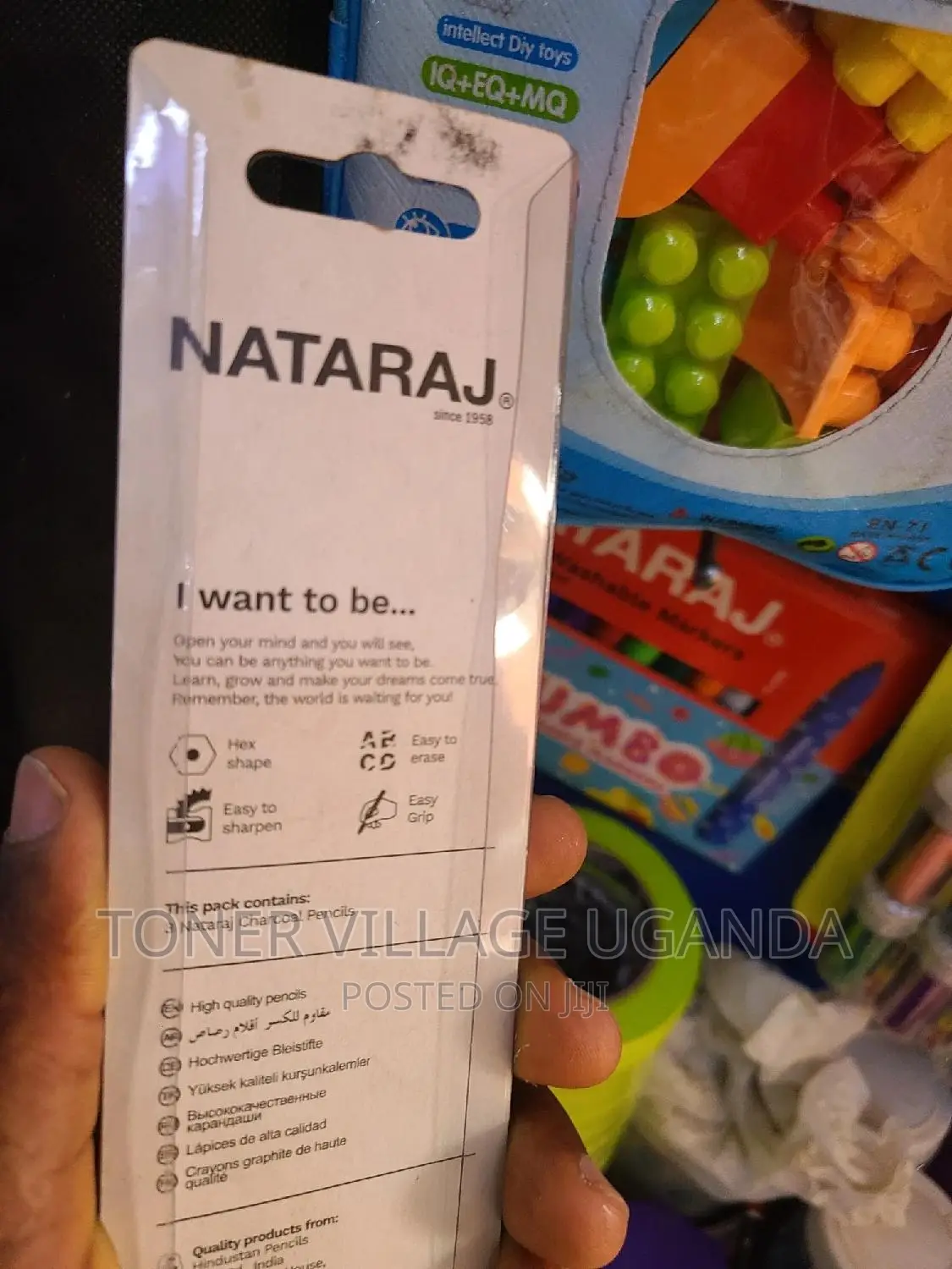 Nataraj Charcoal Pencil 3pcs PKT