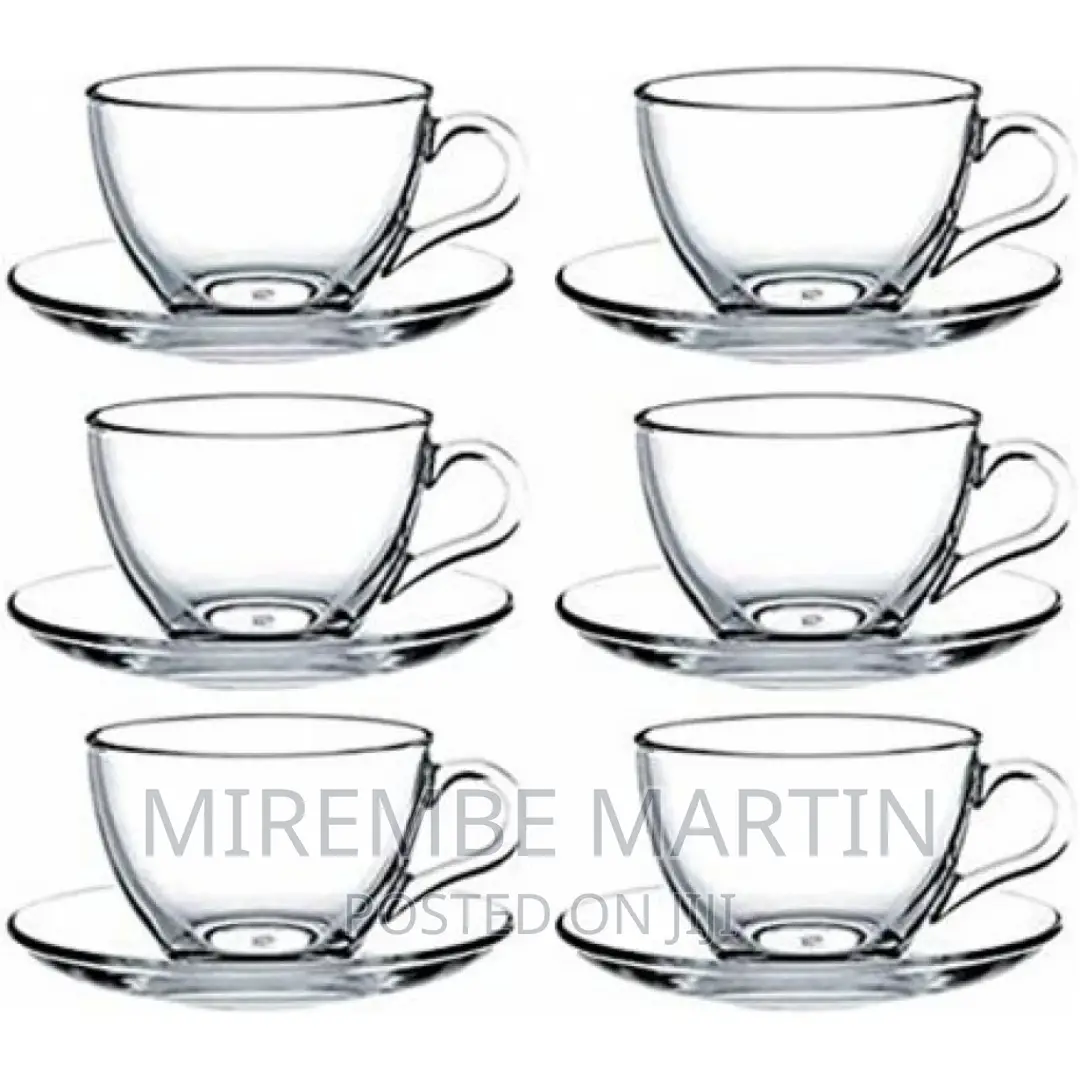 Luminarc 6 Pieces of Cups and 6 Saucers