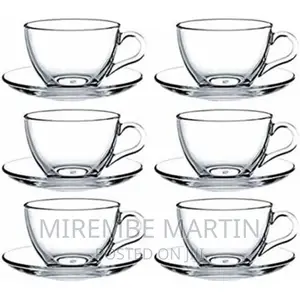 Luminarc 6 Pieces of Cups and 6 Saucers