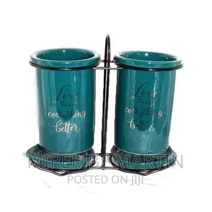 Lightbox
Ceramic Spoon Cutlery Utensil Holder Tube Rack