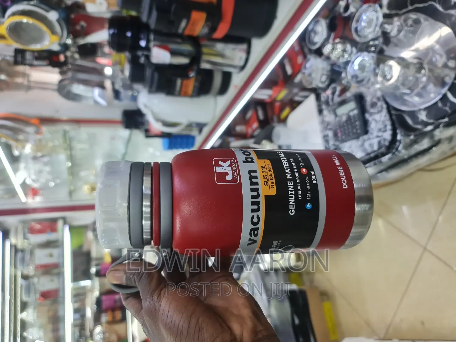 Jk Vacuum Double Wall Bottle 800mls