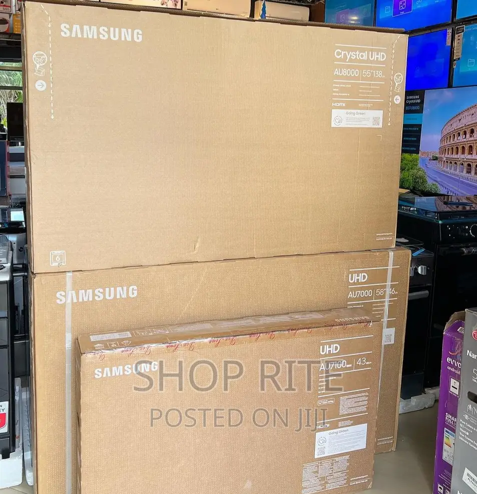 Samsung 55inches Crystal Uhd Smart TVS