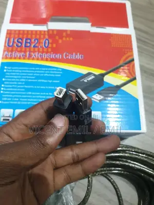 USB to Printer Cable Extender 20 Meters 2.0 Active