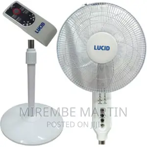 Floor Standing Fan With a Remote Control – White