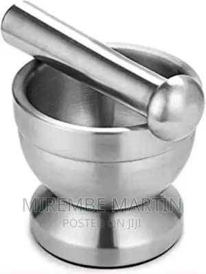 Stainless Steel Mortar and Pestle/Spice Grinder,