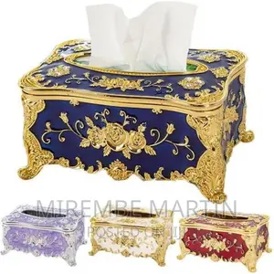 Tissue Box Napkin Holder Paper Case Cover for Table Decor,