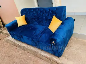 Chesterfirld Blue Sofa