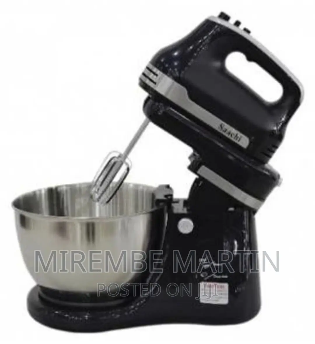 Saachi 5 Speed Hand Mixer With Stand Mixer