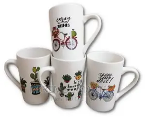 12 Pieces Multi-Print of Coffee Tea Cups Mugs-