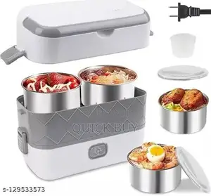 Stainless Steel Electric Lunch Box (2layers)