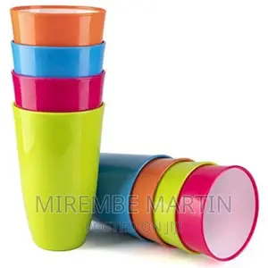 12 Pieces of Plastic Juice Tumbler Cups