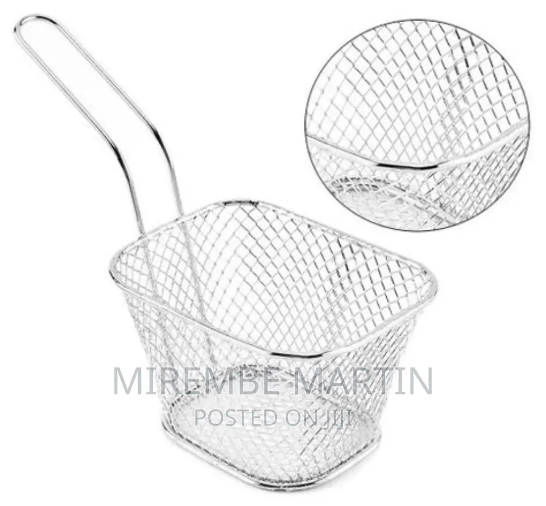 Square Mesh Frying Basket French Fry Chips Net Strainer